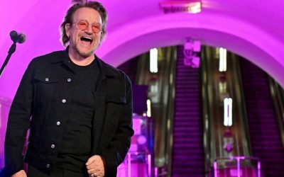 U2 SE PRESENTÓ EN EL METRO DE KIEV, LA CAPITAL DE UCRANIA BAJO ATAQUE