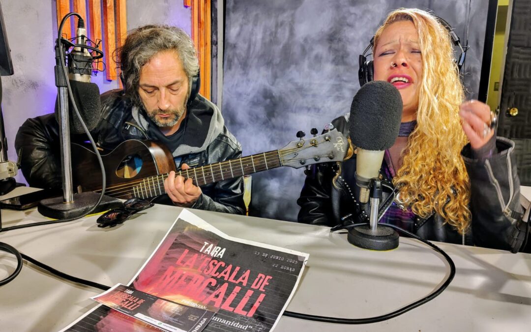TAIRA Y LA ESCALA DE MERCALLI LANZA NUEVO DISCO Y TOCÓ EN VIVO EN RADIO RITOQUE