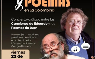 EL POETA JUAN CAMERON SE PRESENTARÁ JUNTO A EDUARDO PERALTA EN VALPARAÍSO