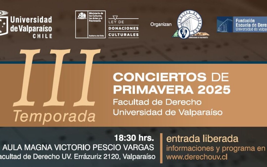 REGRESAN LOS CONCIERTOS DE PRIMAVERA EN 8 FECHAS ABIERTAS A LA COMUNIDAD