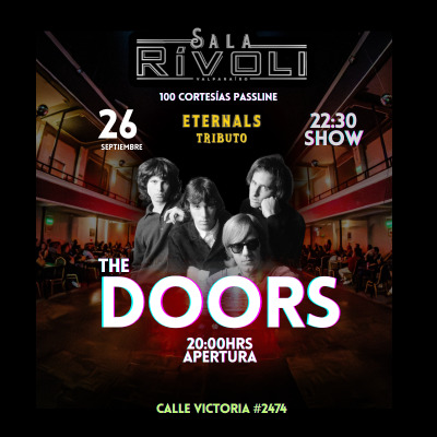 TRIBUTO A THE DOORS LLEGA A SALA RIVOLI CON SHOW DE GRANDES ÉXITOS