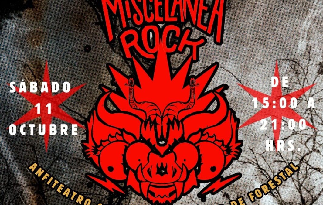 GRAN ENCUENTRO DE ROCK Y COMUNIDAD EN FORESTAL JUNTO A MACHUCHA, MACHA MUERTA Y MÁS.